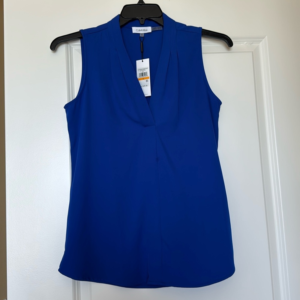 Calvin Klein Modern Essentials Cobalt Blue Drees Tank